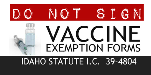 Health Freedom Idaho Vaccine Exemption